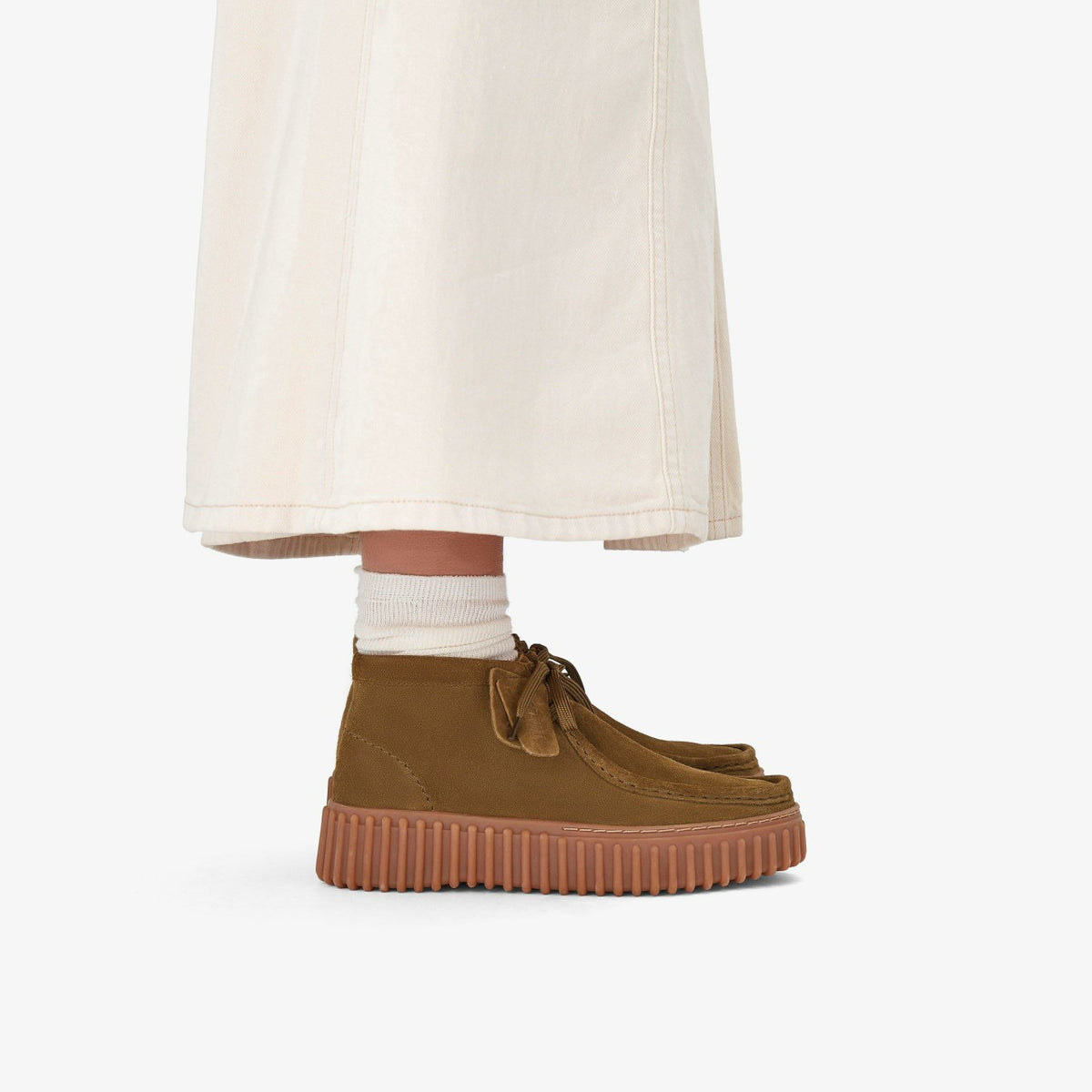 Clarks Torhill Moss Olive Suede