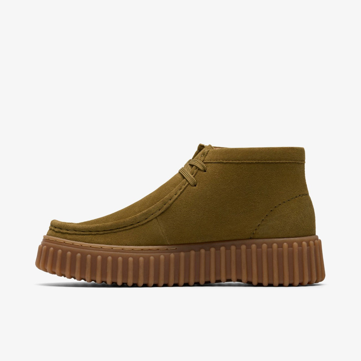 Clarks Torhill Moss Olive Suede