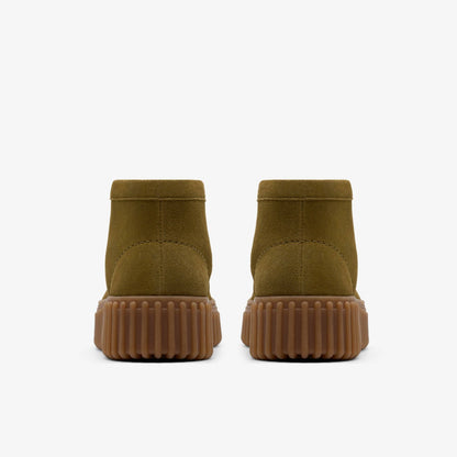 Clarks Torhill Moss Olive Suede