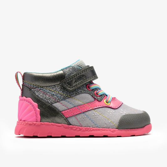 Clarks Tidal 2 Myth Toddler Silver