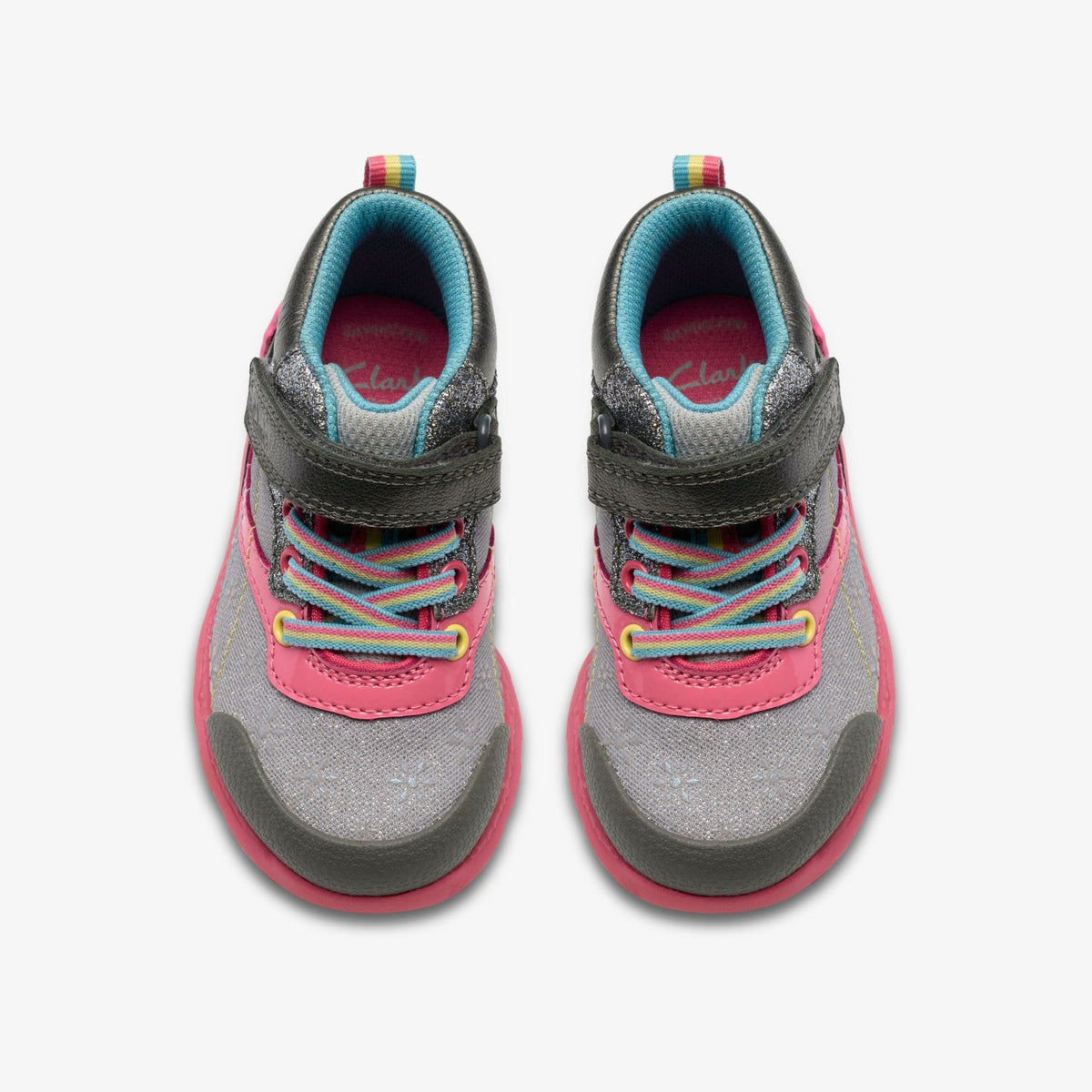 Clarks Tidal 2 Myth Toddler Silver
