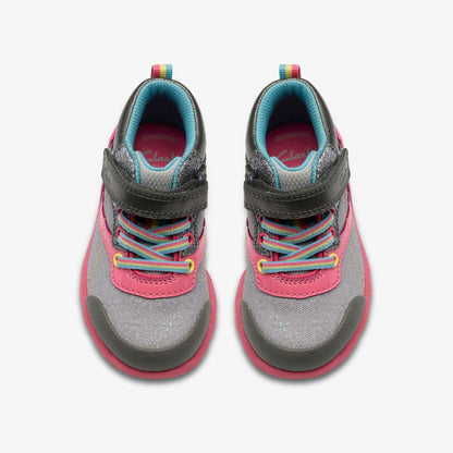 Clarks Tidal 2 Myth Toddler Silver