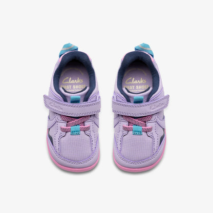 Clarks Roamer Hero Toddler Lilac Combination