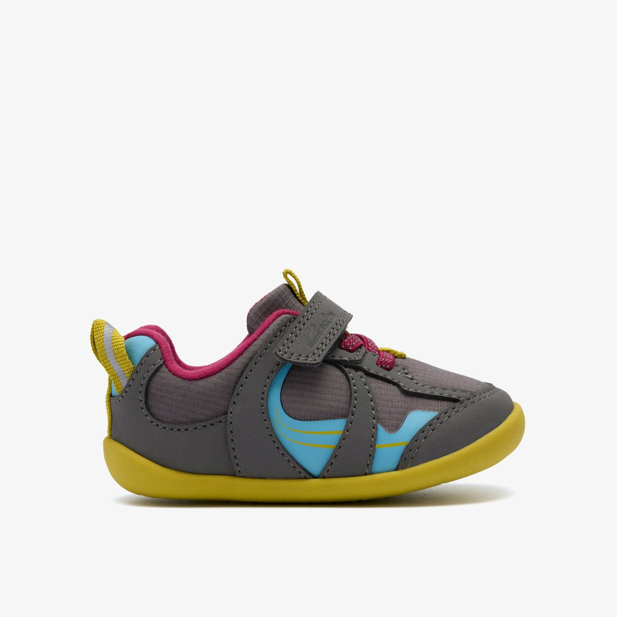 Clarks Roamer Hero Toddler Dark Grey Combination