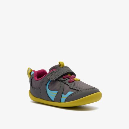 Clarks Roamer Hero Toddler Dark Grey Combination