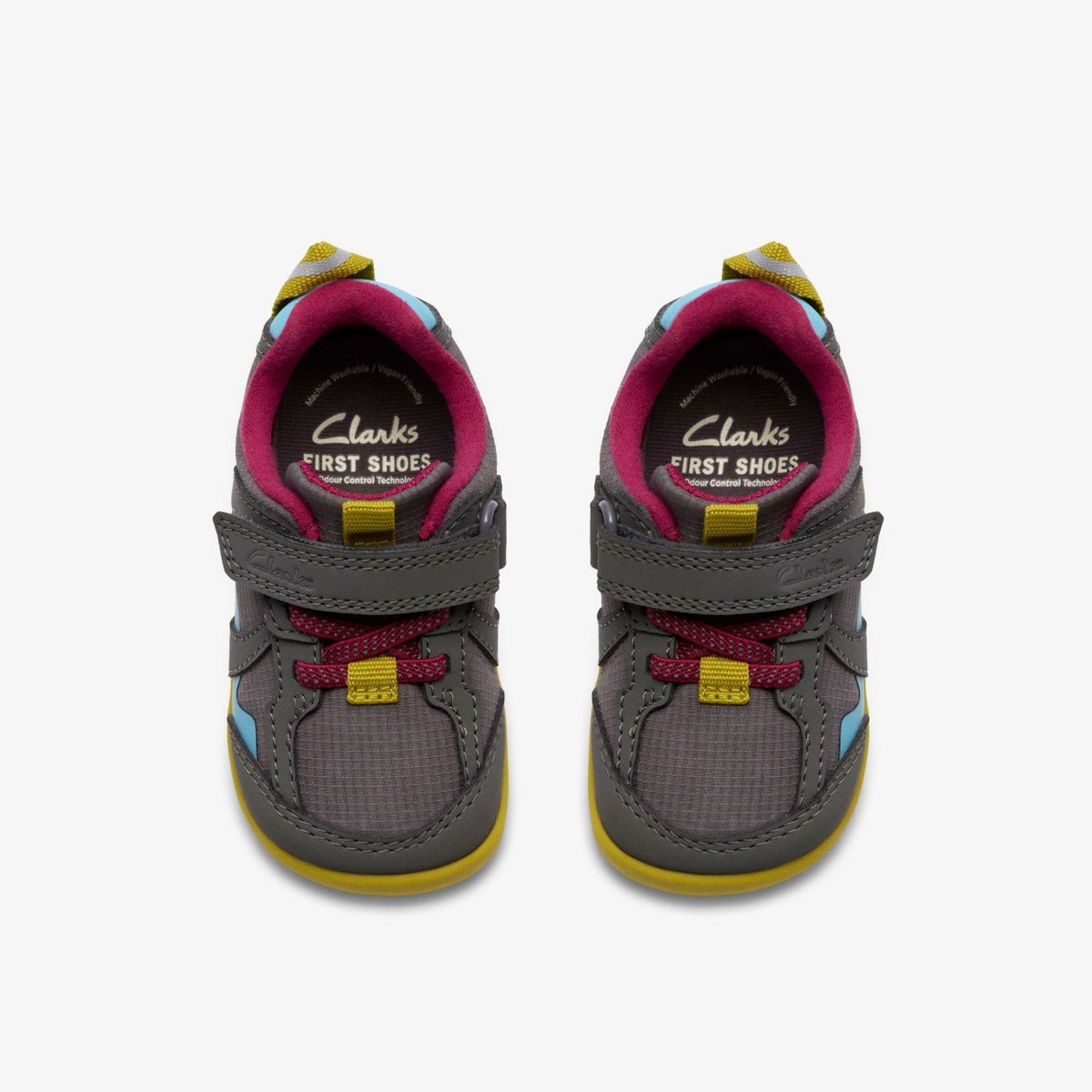Clarks Roamer Hero Toddler Dark Grey Combination