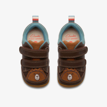 Clarks Roamer Eden Toddler Chestnut