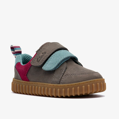 Clarks Cove Pop Toddler Grey