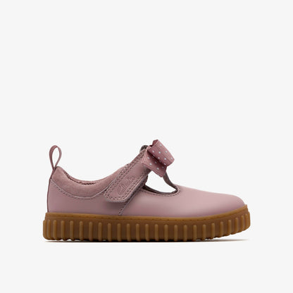 Clarks Cove Bow Toddler Dusty Pink