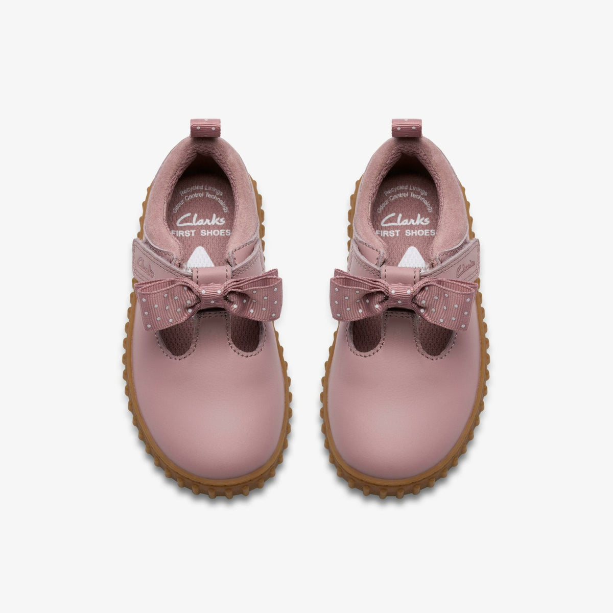 Clarks Cove Bow Toddler Dusty Pink