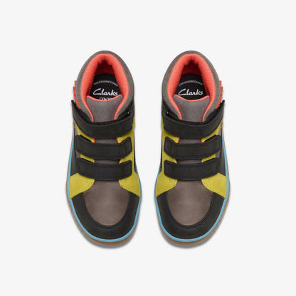 Clarks Oslo Play Kid Grey Combination