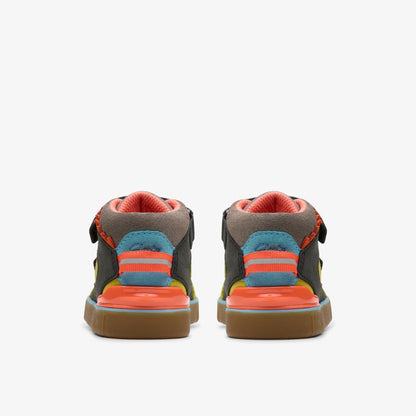Clarks Oslo Play Toddler Grey Combination