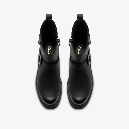 Clarks Orinoco 3 Bay Black Leather