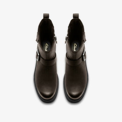 Clarks Orinoco 3 Bay Dark Grey Leather