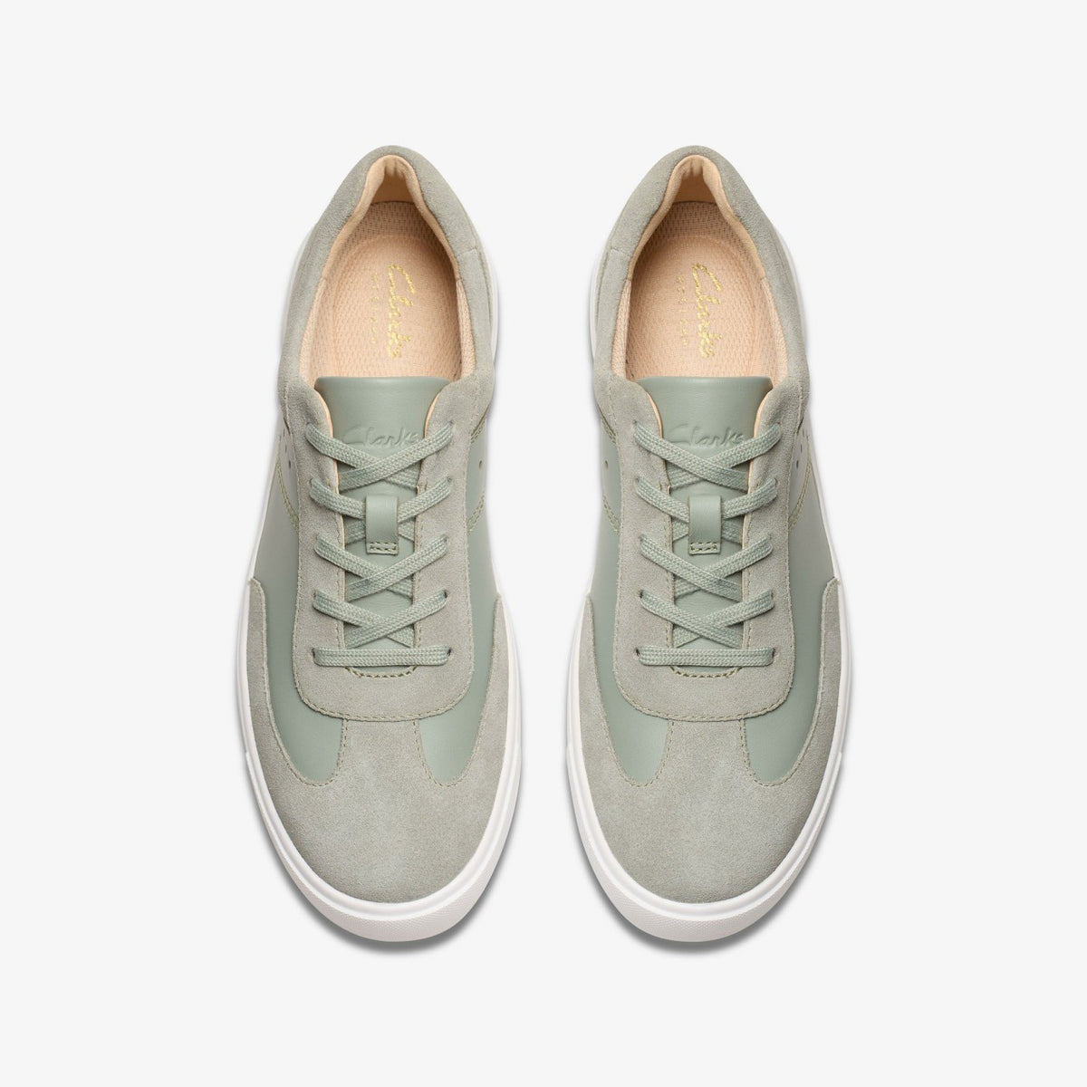 Clarks Makea Court Light Green