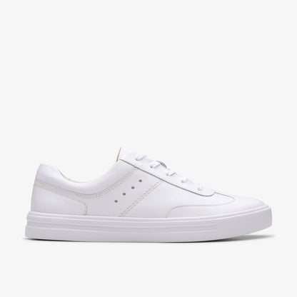 Clarks Makea Court White Leather
