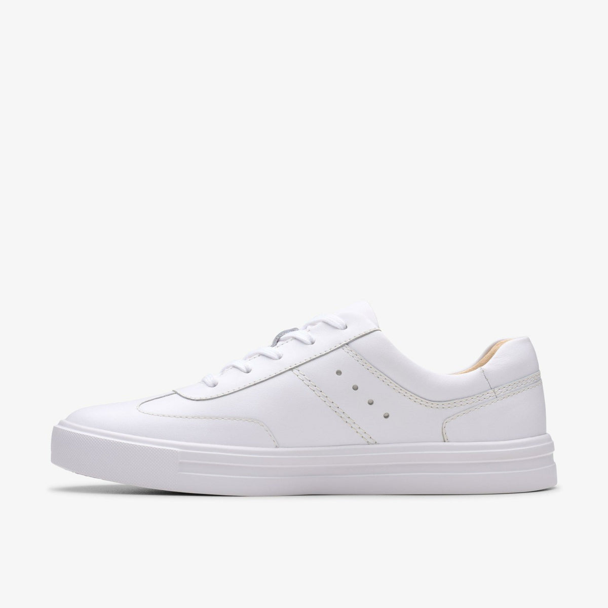 Clarks Makea Court White Leather