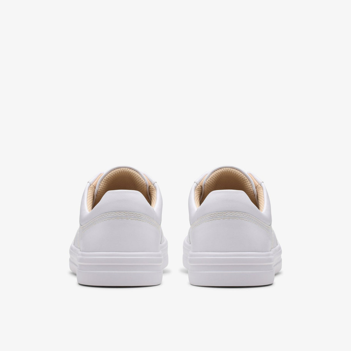 Clarks Makea Court White Leather