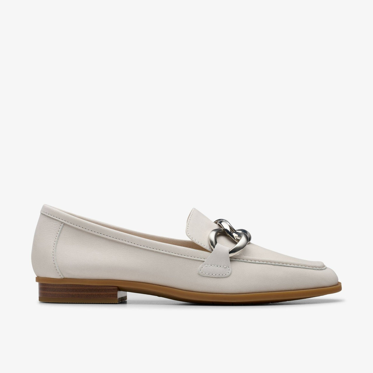 Clarks Sarafyna Iris Off White Leather
