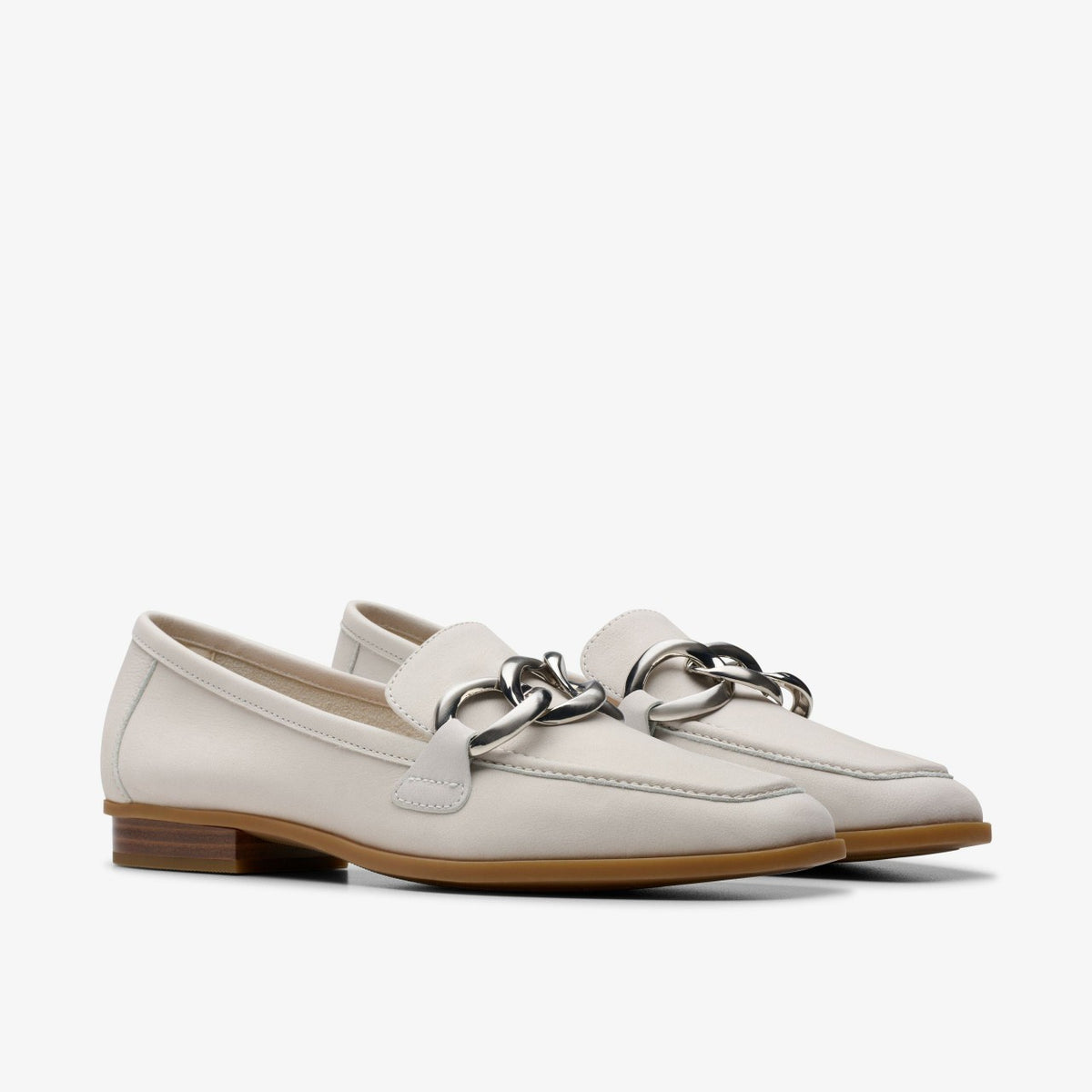 Clarks Sarafyna Iris Off White Leather