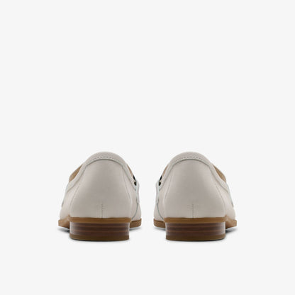 Clarks Sarafyna Iris Off White Leather