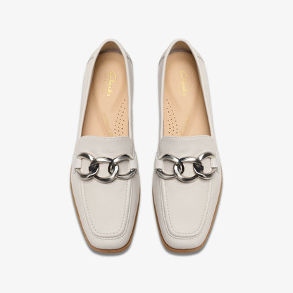 Clarks Sarafyna Iris Off White Leather