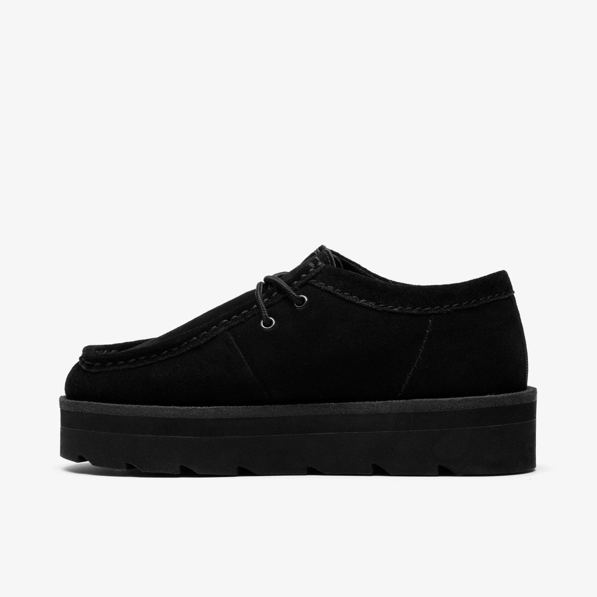 Clarks Meare Walla Black Suede