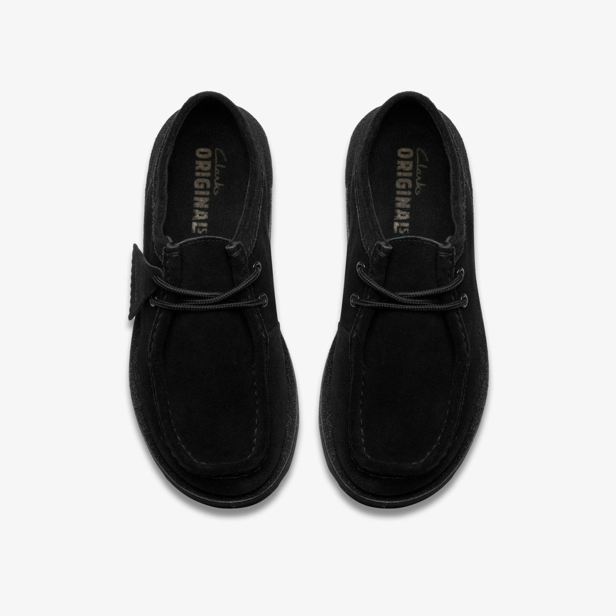 Clarks Meare Walla Black Suede