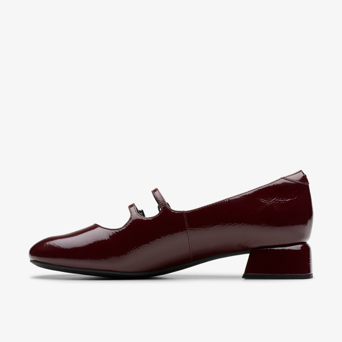Clarks Daiss 30 Shine Burgundy Patent
