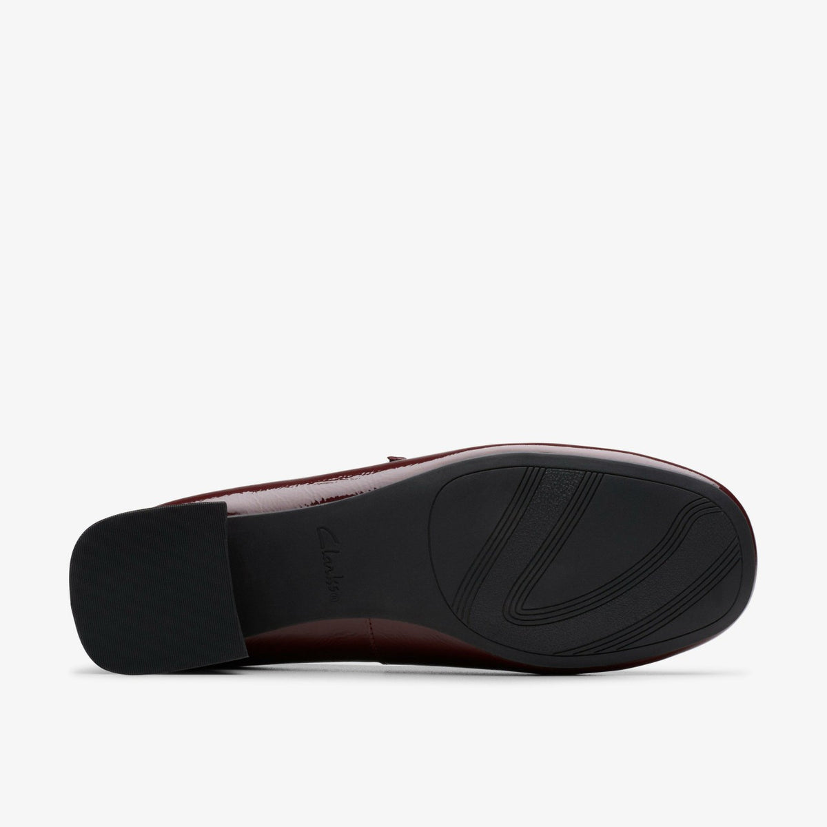 Clarks Daiss 30 Shine Burgundy Patent