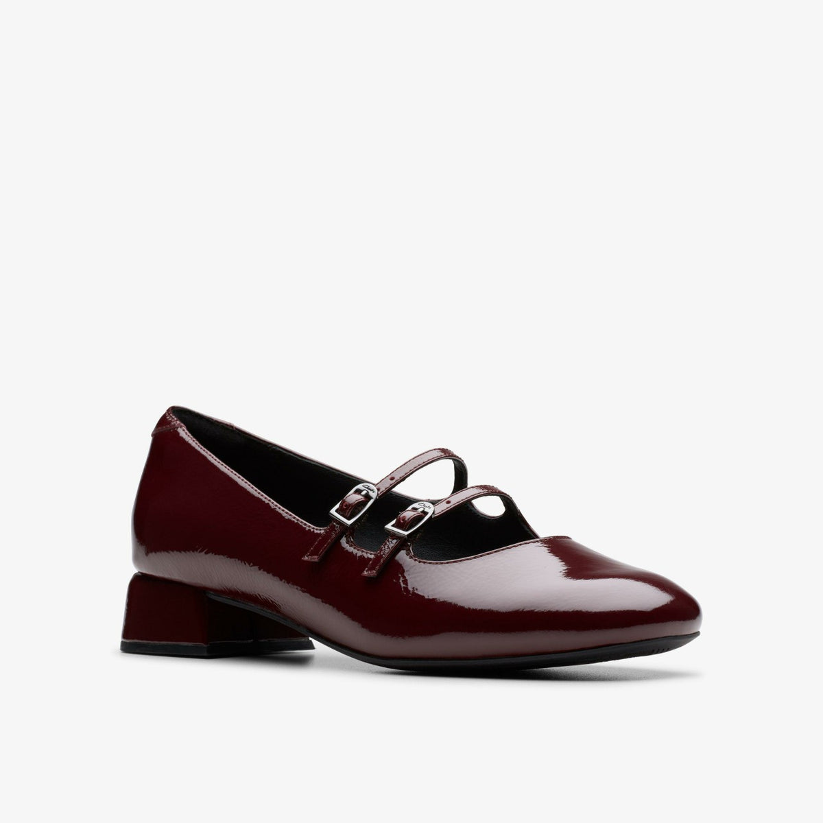 Clarks Daiss 30 Shine Burgundy Patent