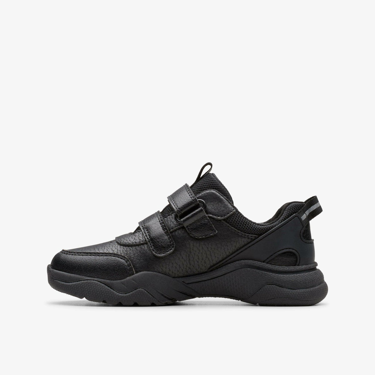 Clarks Feather Shine Kid Black