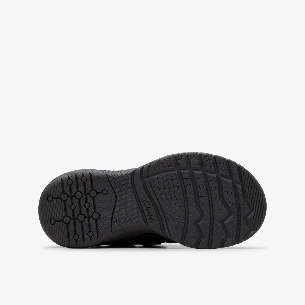 Clarks Feather Shine Kid Black