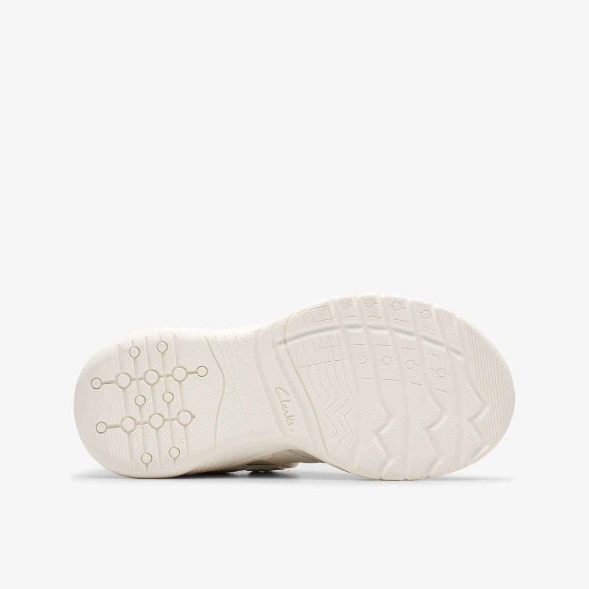 Clarks Feather Pace Kid White