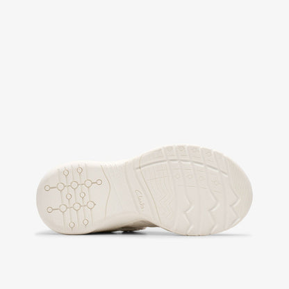 Clarks Feather Pace Kid White