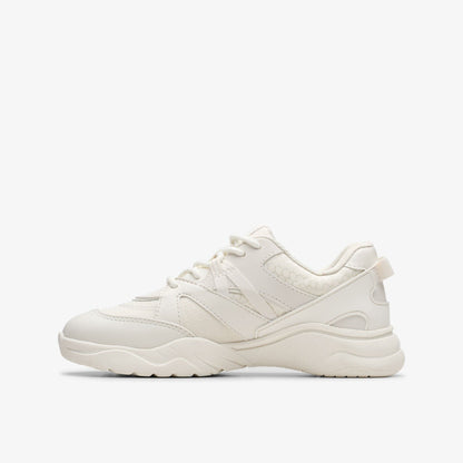 Clarks Feather Pace Older White