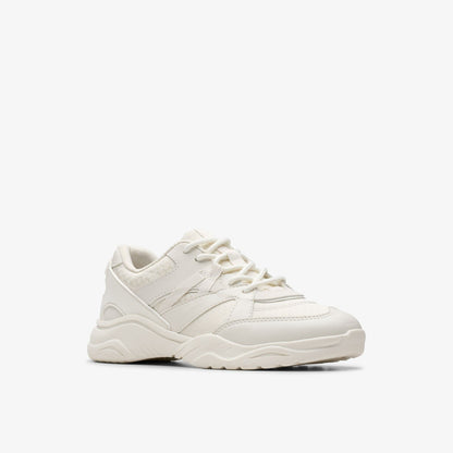 Clarks Feather Pace Older White