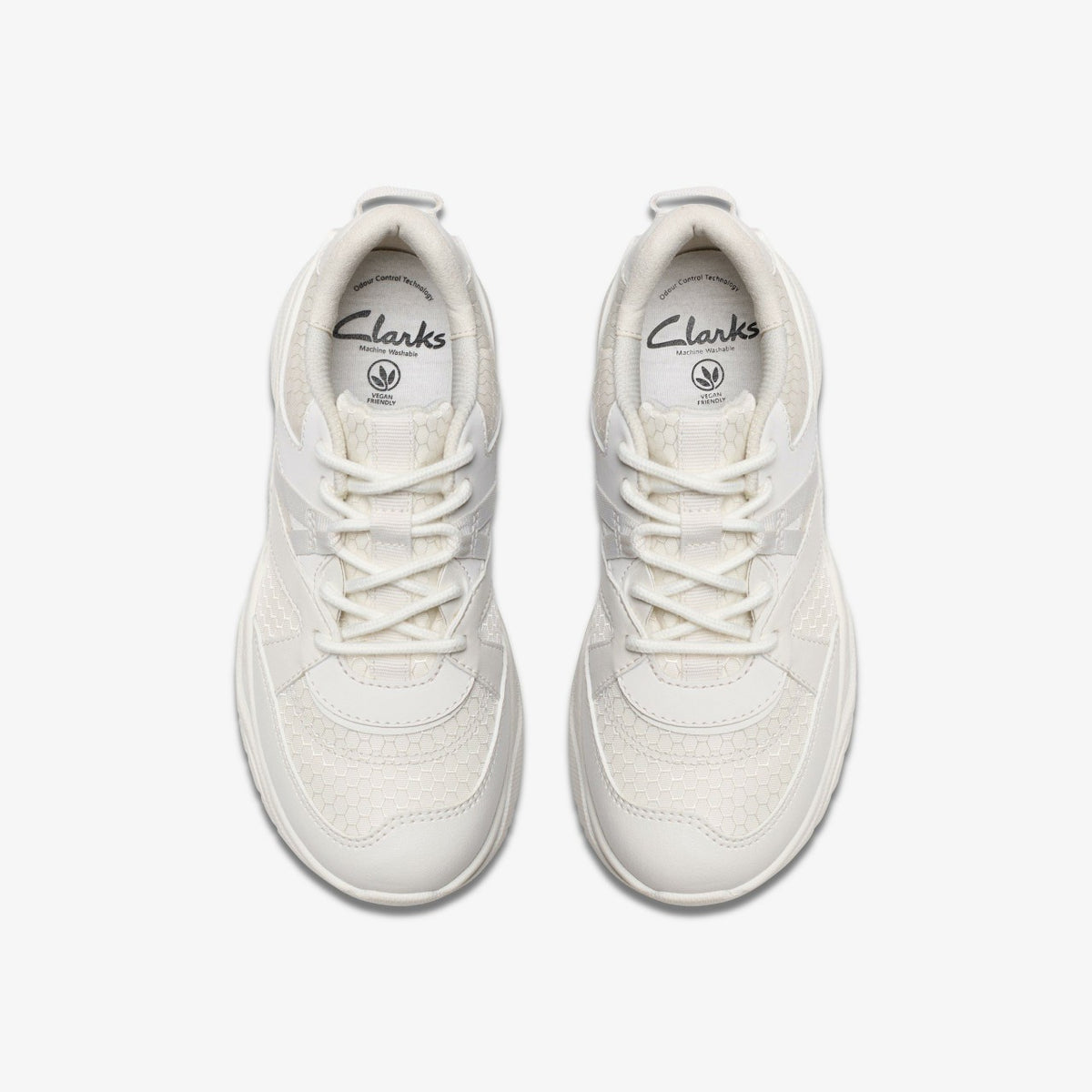 Clarks Feather Pace Older White
