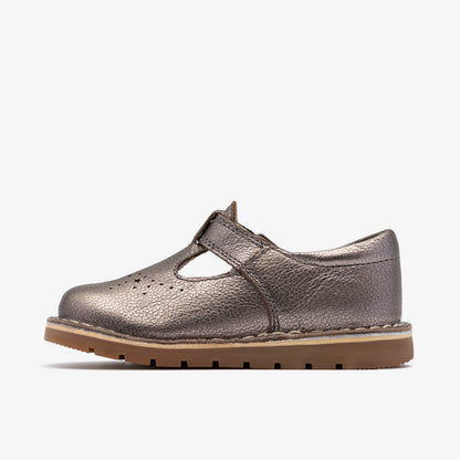 Clarks Joyful Skip Toddler Pewter