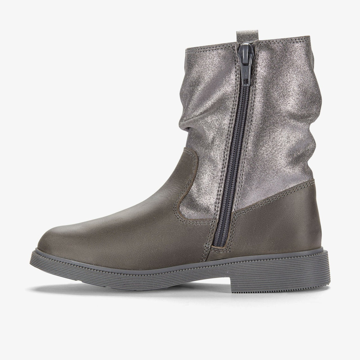Clarks Oaklyn Top Kid Pewter Suede