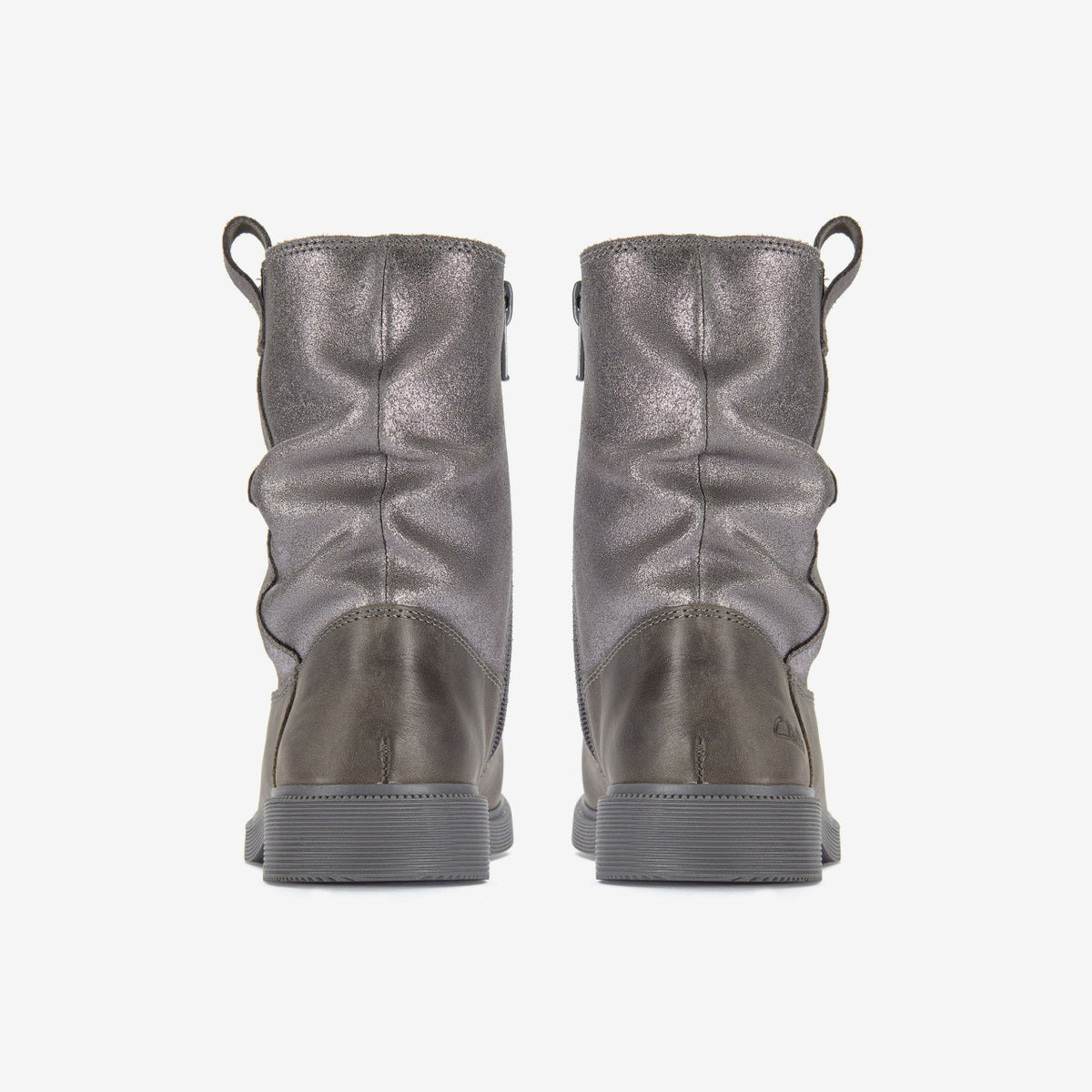 Clarks Oaklyn Top Kid Pewter Suede