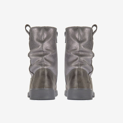 Clarks Oaklyn Top Kid Pewter Suede