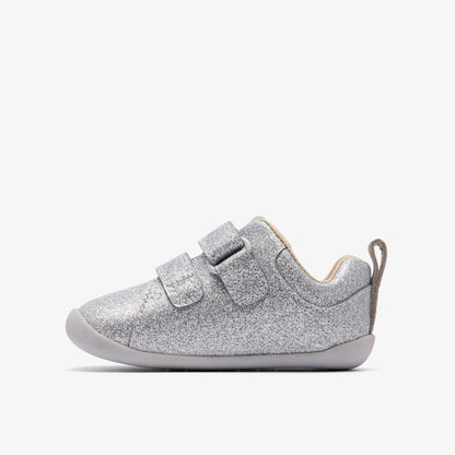 Clarks Roamer Craft Toddler Silver Patent