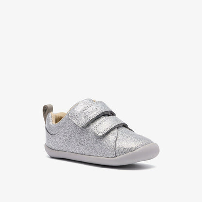 Clarks Roamer Craft Toddler Silver Patent