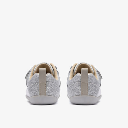 Clarks Roamer Craft Toddler Silver Patent