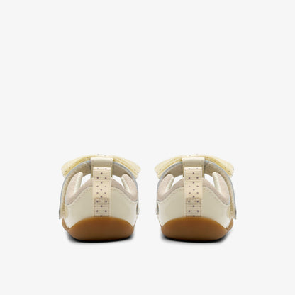 Clarks Roamer Trim Toddler Off White
