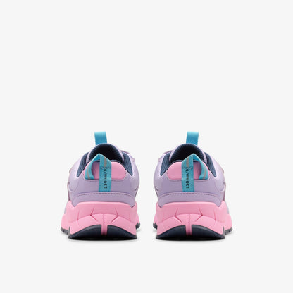 Clarks Selva Hero Kid Lilac Combination