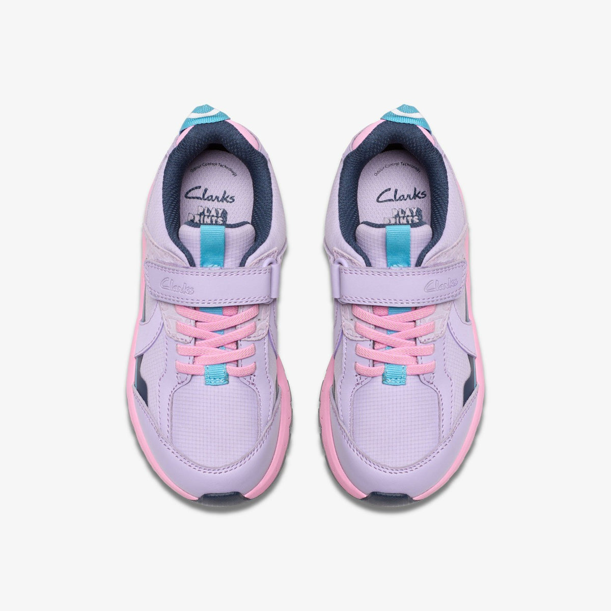 Clarks Selva Hero Kid Lilac Combination