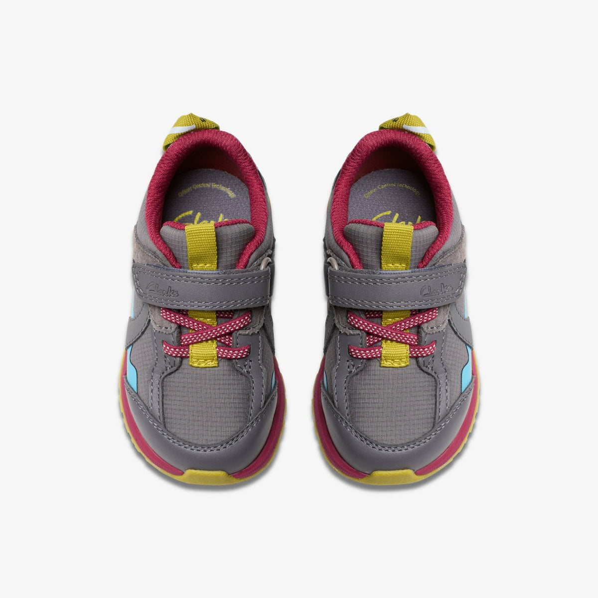 Clarks Selva Hero Toddler Dark Grey Combination