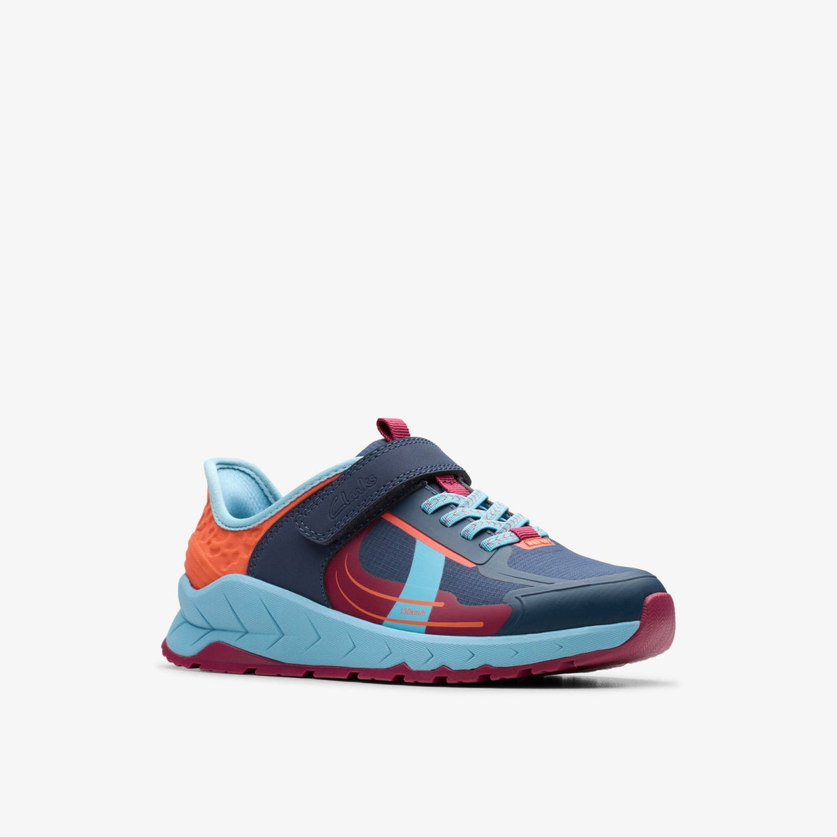 Clarks Selva Lane Kid Navy Combination